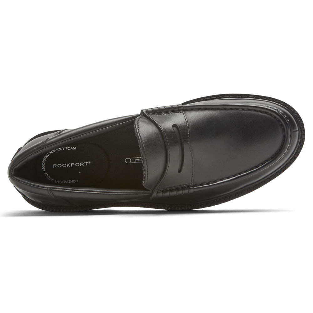 Slip-Ons Rockport Hombre Mexico - Peirson Penny Keeper Negros - LOAIJ5620